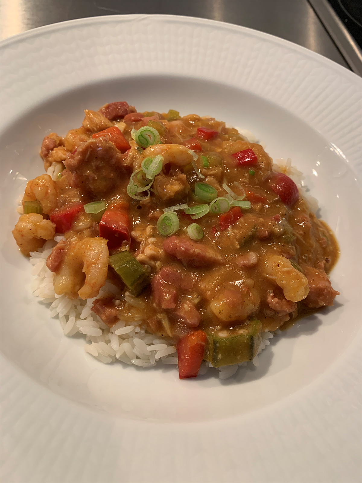 Cajun Gumbo serverad